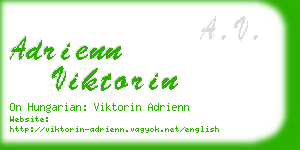 adrienn viktorin business card